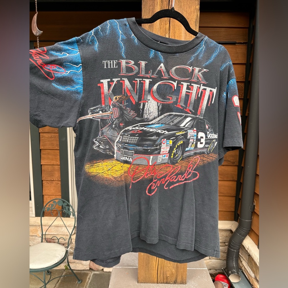 DALE EARNHARDT Black Night Nascar Good-wrench T-Shirt